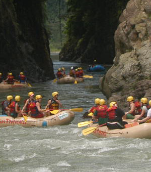 Pacuare whitewater rafting